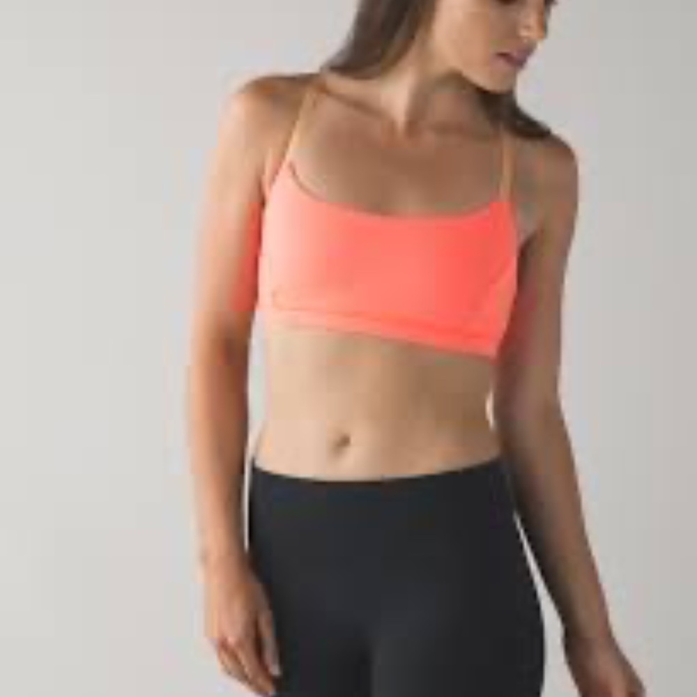 Lululemon, True Self Bra, Grapefruit, Size 6